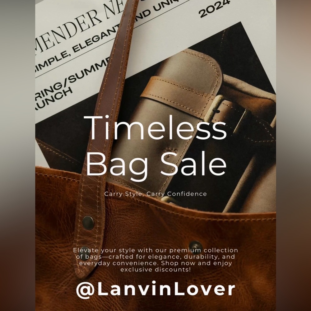 LanvinLover is Live!🛍️ ✨Share Show..Luxury and Designer items!!!